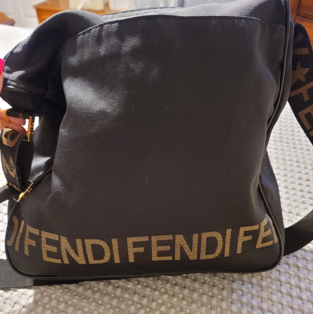 Fendi Nylon Shoulder/ Messenger Bag